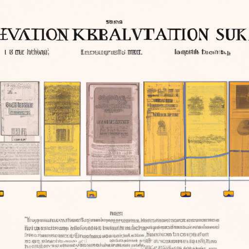 5. A timeline graphic showing the evolution of the Ketubah over centuries.